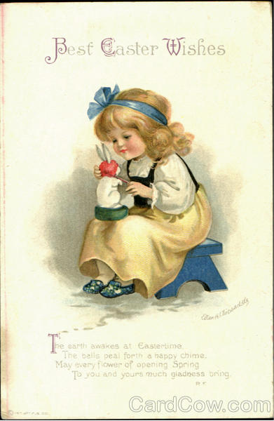 Best Easter Wishes Ellen Clapsaddle