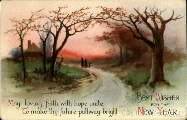 Best Wishes For The New Year New Year's