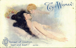 To Woman Postcard