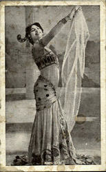 Mata Hari - Margaretha Geertruida (Grietje) Zelle Postcard