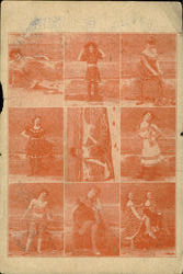 Old Swimsuits Postcard