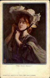 Her Easter Bonnet Postcard