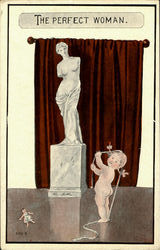 The Perfect Woman Postcard