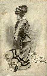 The Girl That I Adore Postcard