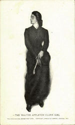 The Walter Appleton Clark Girl Harrison Fisher Postcard Postcard