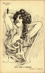 Has She A Heart Postcard