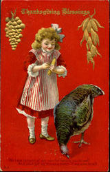 Thanksgiving Blessings Postcard