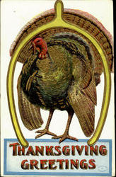 Thanksgiving Greetings Postcard