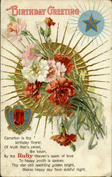 Birthday Greeting Postcard