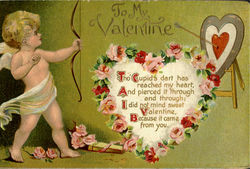 To My Valentine Postcard