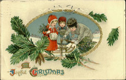 Joyful Christmas Postcard