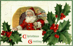 Christmas Greeting Postcard