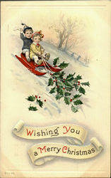 Wishing You A Merry Christmas Postcard