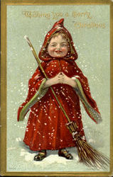 Wishing You A Merry Christmas Postcard