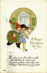 A Merry Christmas To You Postcard