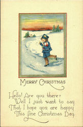 Merry Christmas Postcard
