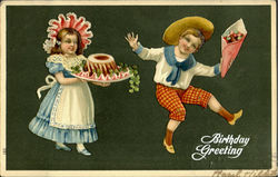 Birthday Greeting Postcard