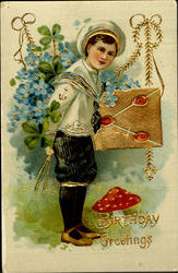Birthday Greetings Postcard