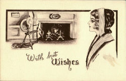 With Best Wishes Postcard