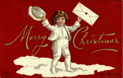 Merry Christmas Children Postcard Postcard