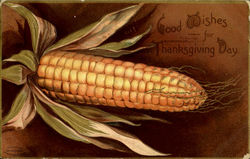 Good Wishes For Thanksgiving Day Postcard Postcard
