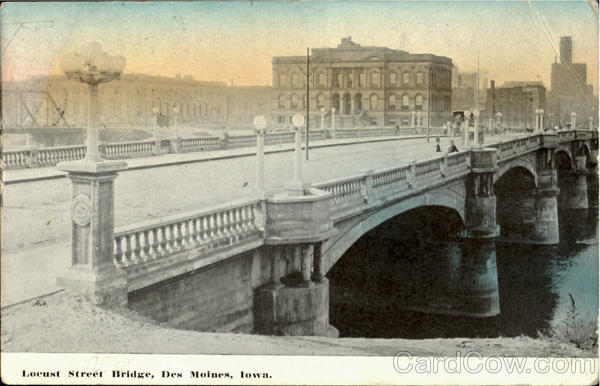 Locust Street Bridge Des Moines Iowa