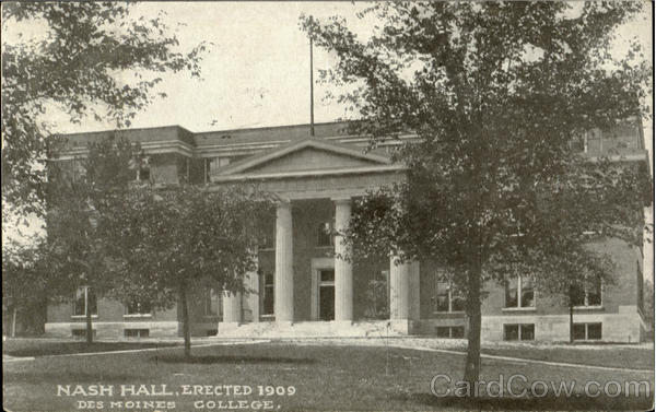 Nash Hall, Des Moines College Iowa