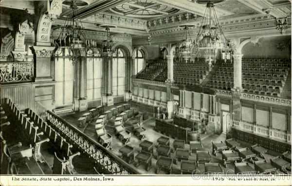 The Senate, State Capitol Des Moines Iowa