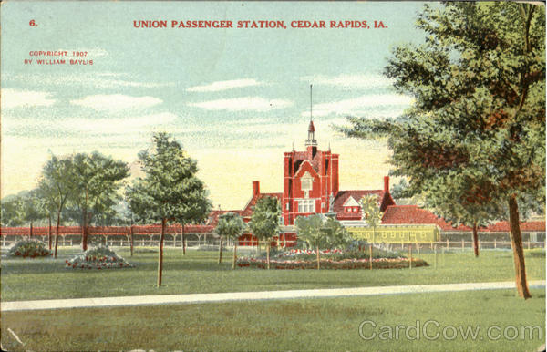 Union Passenger Station Cedar Rapids Iowa