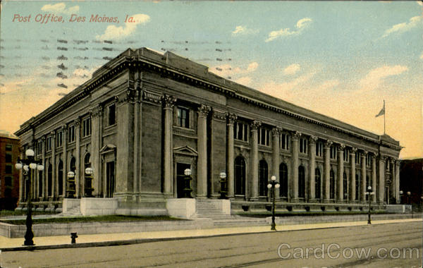 Post Office Des Moines Iowa