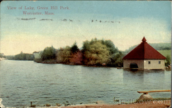 View  Of Lake, Green Hill Park Worcester Massachusetts