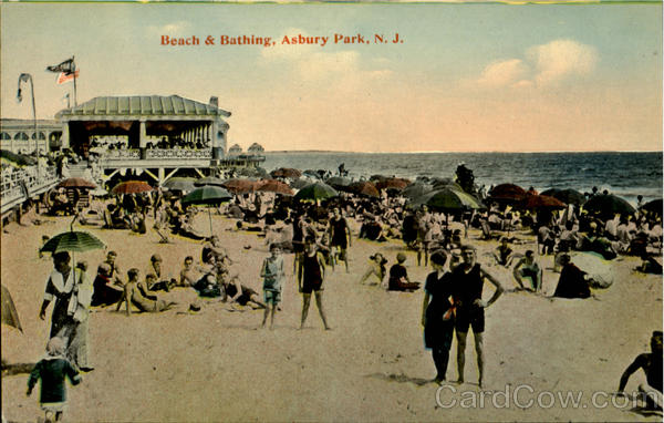 Beach & Bathing Asbury Park New Jersey