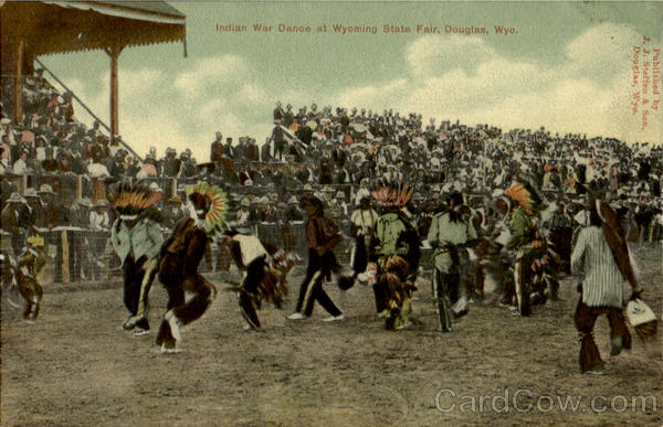 Indian War Dance At Wyoming State Fair Douglas