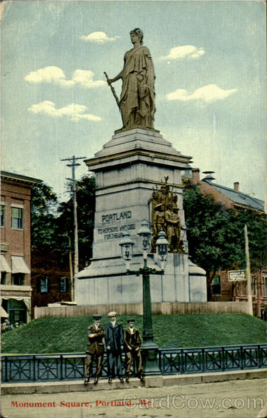 Monument Square Portland Maine