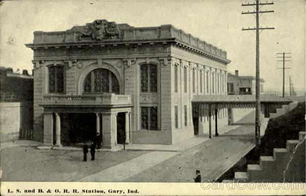 L. S. And B. & O. R. R. Station Gary Indiana