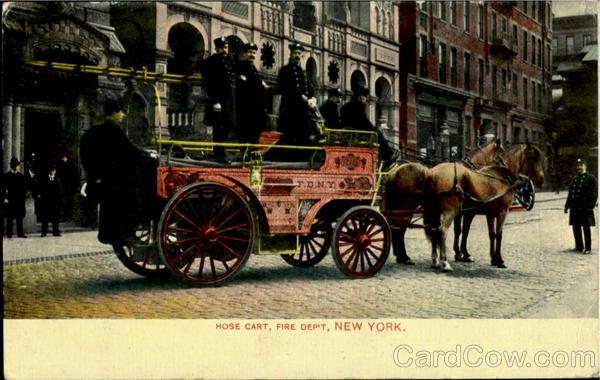 Hose Cart Fire Dep't New York