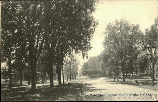 North Main Street Looking South Suffield Connecticut
