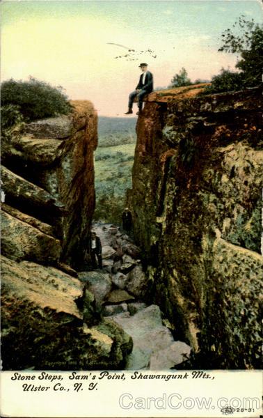Stone Steps, Sam's Point Shawangunk Mts New York