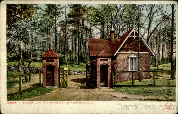 The Lodge Gate, Monticello Charlottesville Virginia