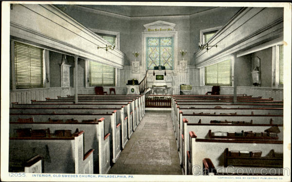 Interior Old Swedes Church Philadelphia Pennsylvania