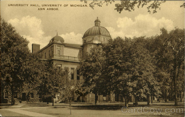 University Hall, University Of Michigan Ann Arbor