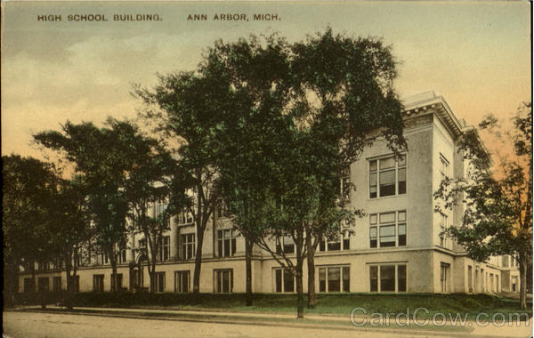 High School Building Ann Arbor Michigan