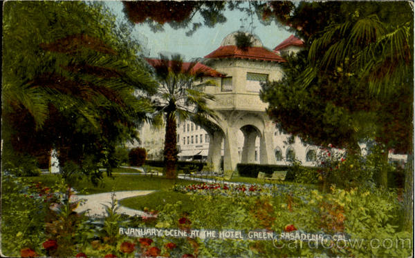 A January Scene At The Hotel Green Pasadena California