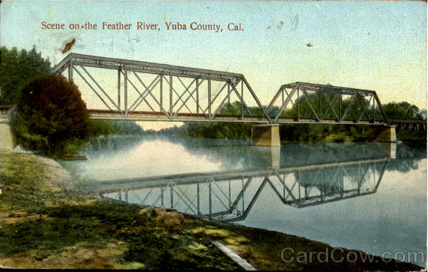 Scene On The Feather River Yuba City California