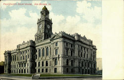 Polk County Court House Postcard