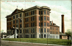 Mercy Hospital Cedar Rapids, IA Postcard Postcard