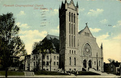 Plymouth Congregational Church Des Moines, IA Postcard Postcard
