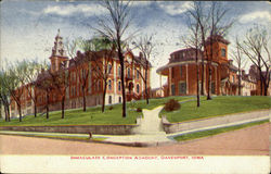 Immaculate Conception Academy Davenport, IA Postcard Postcard