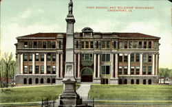 High School And Soldiers Monument High School And Soldiers Monument
