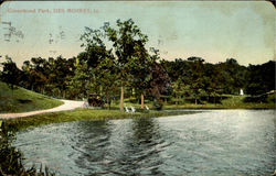 Green Wood Park Postcard